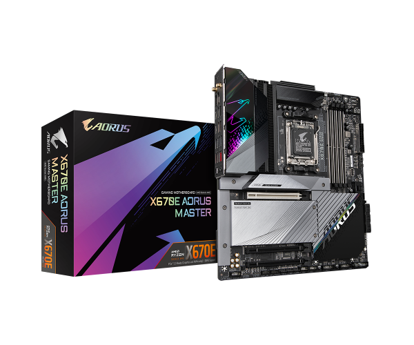 לוח Gigabyte X670E AORUS MASTER 1.1 AMD AM5 DDR5 WIFI 6E ATX